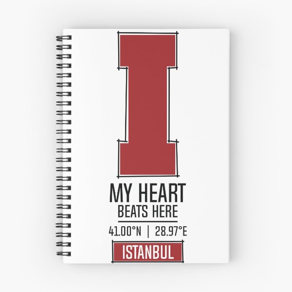 Item preview, ISTANBUL MY HEART BEATS HERE WHITE designed and sold by LMAGARMENTS.