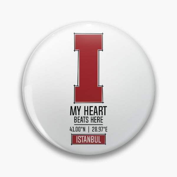 Item preview, ISTANBUL MY HEART BEATS HERE WHITE designed and sold by LMAGARMENTS.