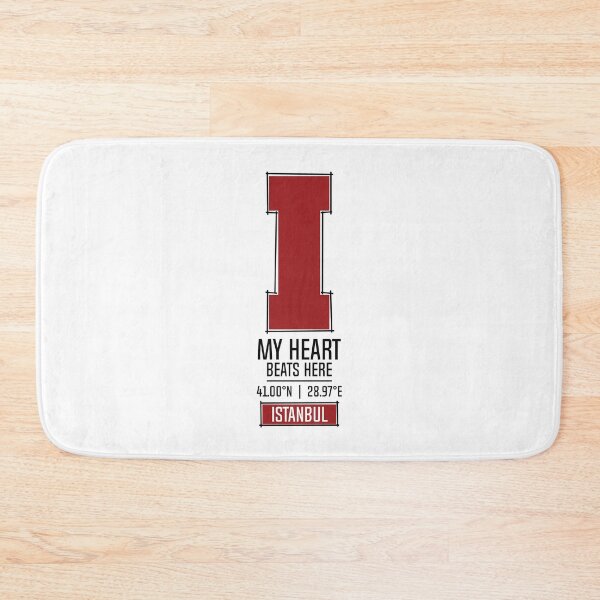 Item preview, ISTANBUL MY HEART BEATS HERE WHITE designed and sold by LMAGARMENTS.