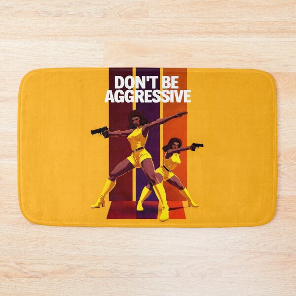 Item preview, Don't Be Aggressive Peaceful Reflection In Yellow Guns And Stripes designed and sold by SplashTastic.