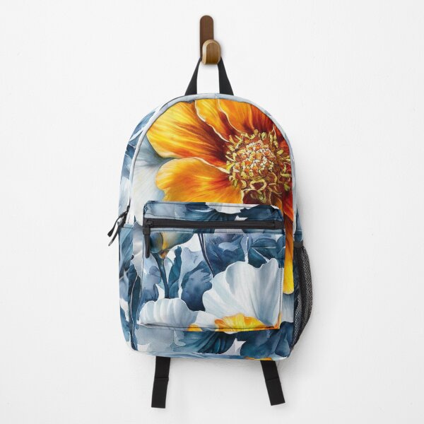 Item preview, Flower in Blue leaves motif designed and sold by GrifonJ.