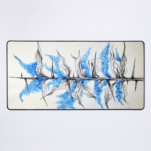 Item preview, Blue Flower with Thorns designed and sold by SillyDarkShop.