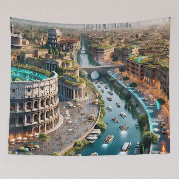 Item preview, Rome - Futuristic Cities designed and sold by Eric Nagel.