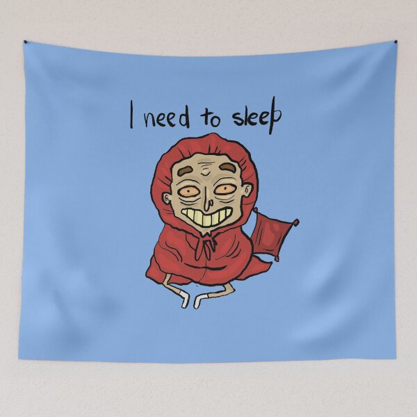 Item preview, Dude wrapped in blanket with pillow designed and sold by VladdissH.