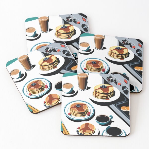 Item preview, Breakfast Pancakes and Coffee designed and sold by PrintsbyEline.