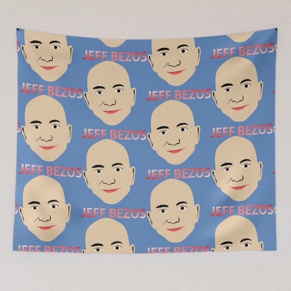 Item preview, Jeff Bezos illustration designed and sold by ZooStateofMind.