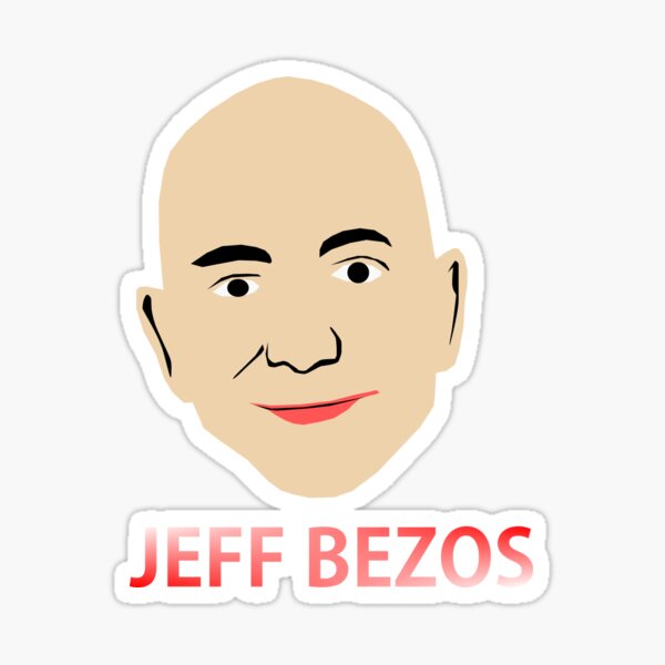 Item preview, Jeff Bezos illustration designed and sold by ZooStateofMind.