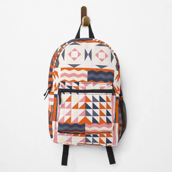 Item preview, Retro Inspired Geometric Quilt Pattern High Contrast designed and sold by BlueLela.