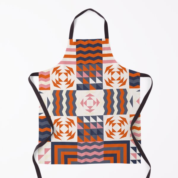 Item preview, Retro Inspired Geometric Quilt Pattern High Contrast designed and sold by BlueLela.