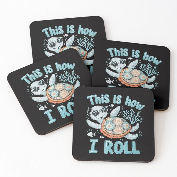 Item preview, Sea Turtle Lover Kids This Is How I Roll - A funny gift for turtle lovers who enjoy a relaxed, ocean-inspired vibe! designed and sold by ZyziowskyArt.