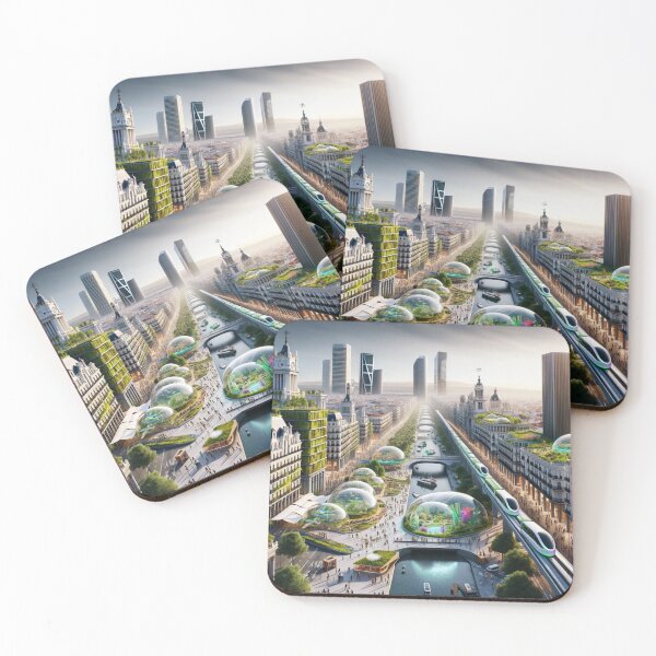 Item preview, Madrid - Futuristic Cities designed and sold by Eric Nagel.