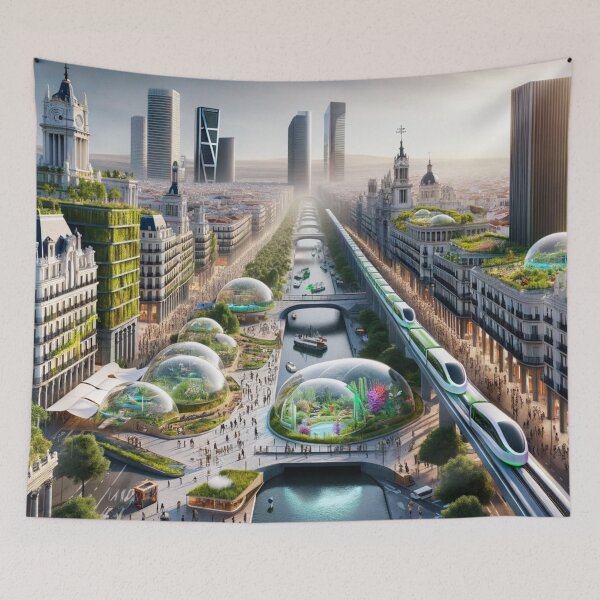 Item preview, Madrid - Futuristic Cities designed and sold by Eric Nagel.