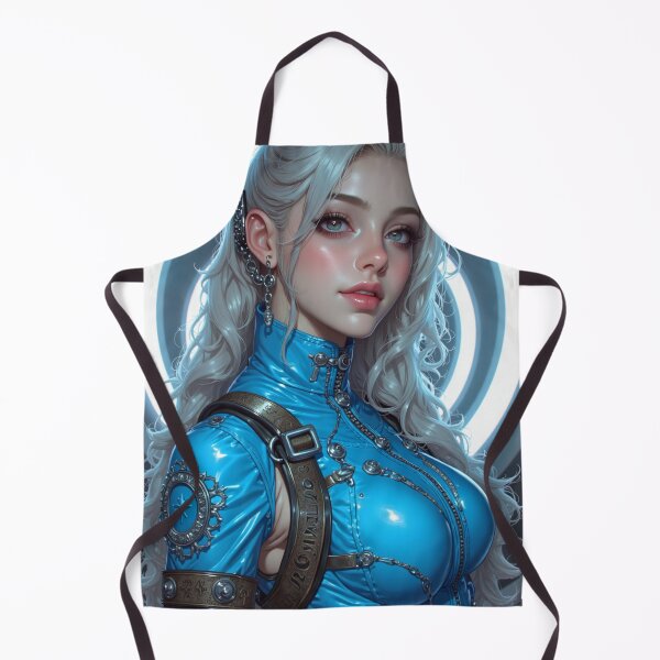 Item preview, Cybernetic warrior with a sleek, futuristic blue metallic suit designed and sold by Giuseppe Cammino.