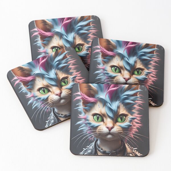 Item preview, Punk Cat designed and sold by bgrzblkdigital.