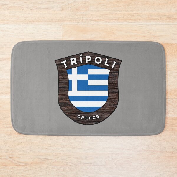 Item preview, Trípoli Greece Emblem Flag designed and sold by World Designs.