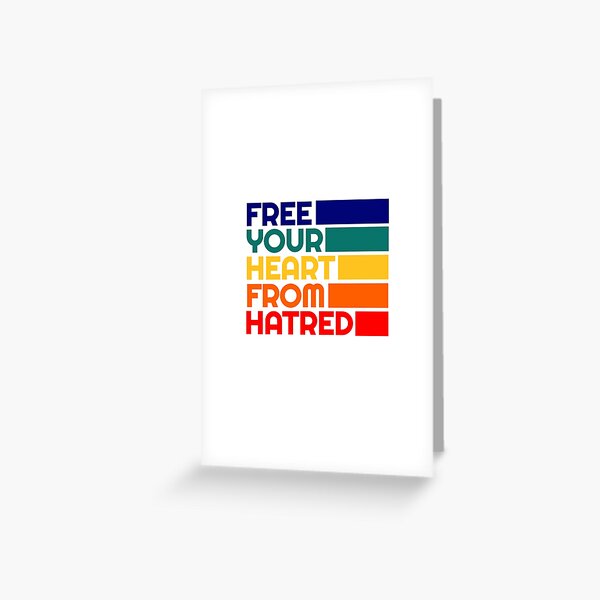 Artikel-Vorschau von Befreie dein Herz vom Hass, designt und verkauft von RockFireMerch.