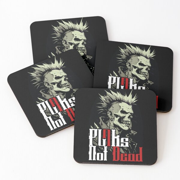 Item preview, Punks Not Dead – Skull Mohawk Punk Rocker Artwork designed and sold by SRZT.
