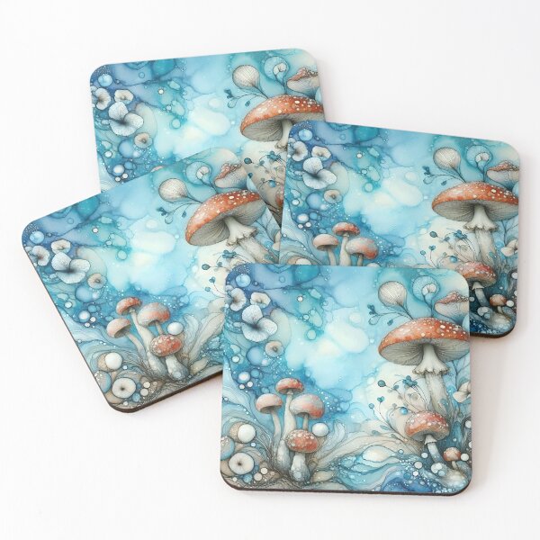 Item preview, Floral Mushrooms designed and sold by GraphicsClub.