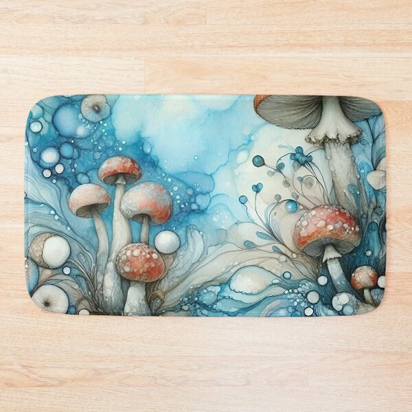 Item preview, Floral Mushrooms designed and sold by GraphicsClub.