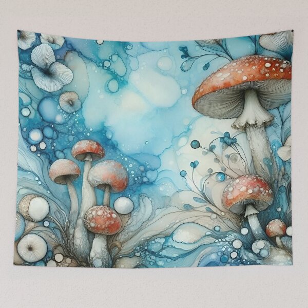 Item preview, Floral Mushrooms designed and sold by GraphicsClub.