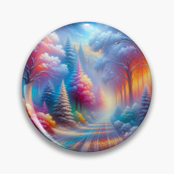 Item preview, Colorful Path in a Rainbow Forest  designed and sold by m-y-A-I-A-R-T-.