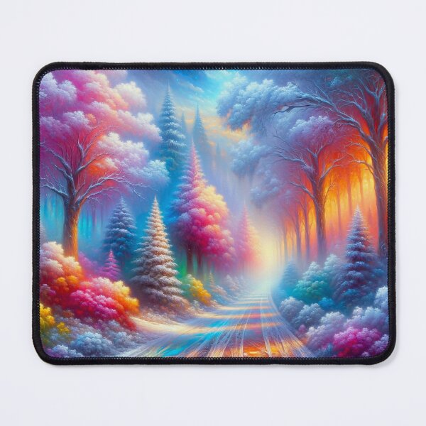 Item preview, Colorful Path in a Rainbow Forest designed and sold by M-Y-A-R-T-.