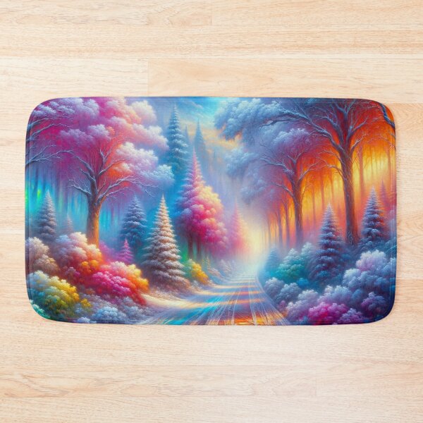 Item preview, Colorful Path in a Rainbow Forest  designed and sold by M-Y-A-R-T-.