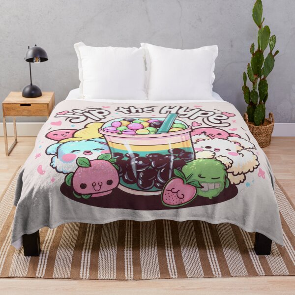 Item preview, Sip the Hype Playful Creatures with Bubble Tea designed and sold by SplashTastic.