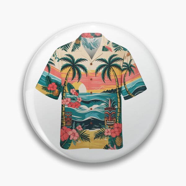 Item preview, Island Paradise: Tropical Hawaiian Shirt designed and sold by Chakra Shop.