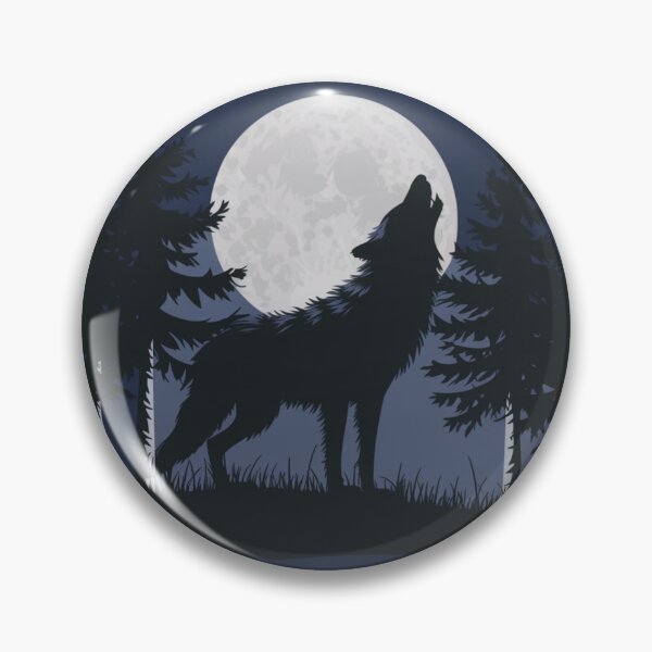 Item preview, Lunar Majesty – Howling Wolf Silhouette designed and sold by joanwatson45.