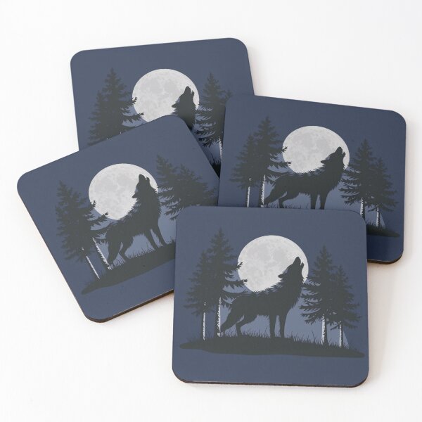 Item preview, Lunar Majesty – Howling Wolf Silhouette designed and sold by joanwatson45.