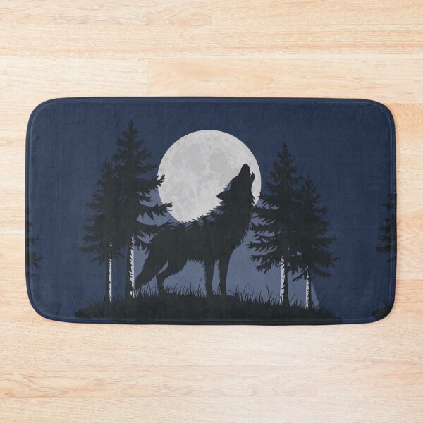Item preview, Lunar Majesty – Howling Wolf Silhouette designed and sold by joanwatson45.
