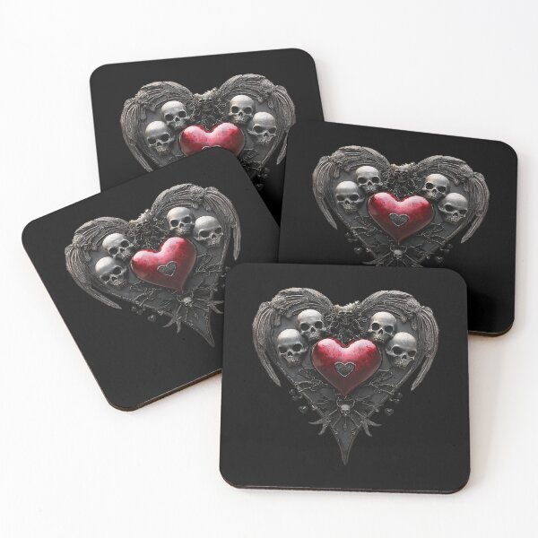 Item preview, Corazón de amor gótico designed and sold by MarkColeImaging.