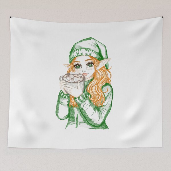 Item preview, Magic elf girl who saved our planet designed and sold by Maryart8.
