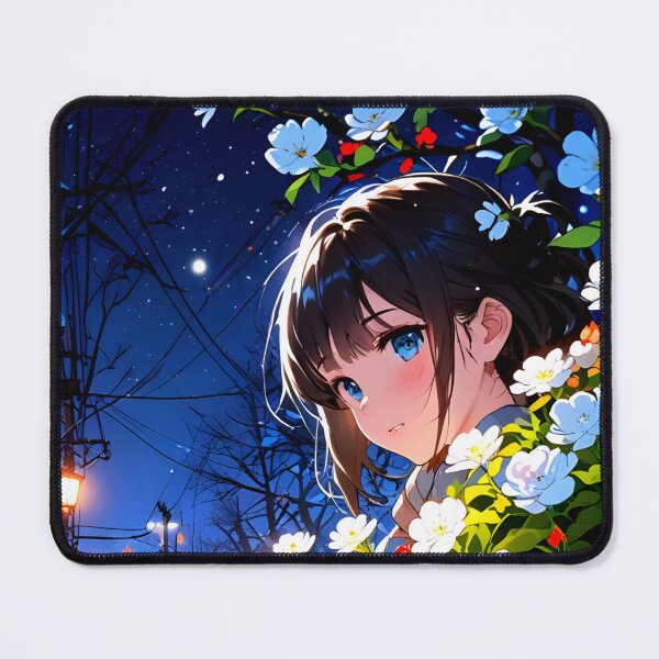 Item preview, Aesthetic Anime Girl in Winter | 4K Anime Wallpaper designed and sold by typoinspired.