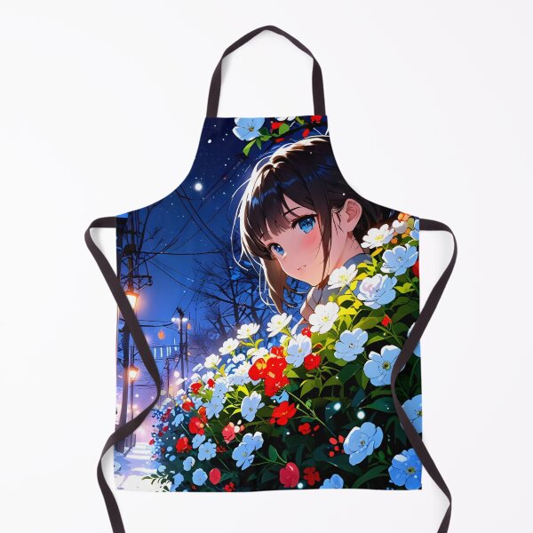 Item preview, Aesthetic Anime Girl in Winter | 4K Anime Wallpaper designed and sold by typoinspired.