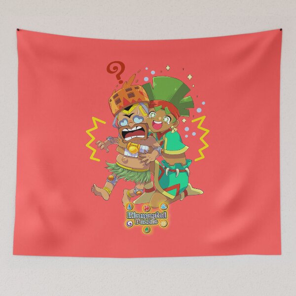 Item preview, Ikit and Tiki Skate: a true Friendship! designed and sold by ElementalPuzzle.