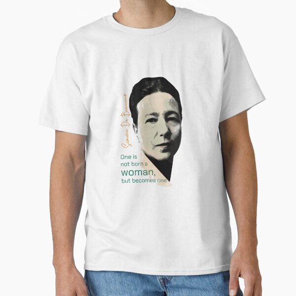 Vista previa del artículo con la obra «Simone De Beauvoir», diseñado y vendido por Oula Hope.