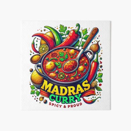 Aperçu de l'œuvre Curry de Madras : épicé et fier - CHENNAI créée et vendue par Globalcitytees.