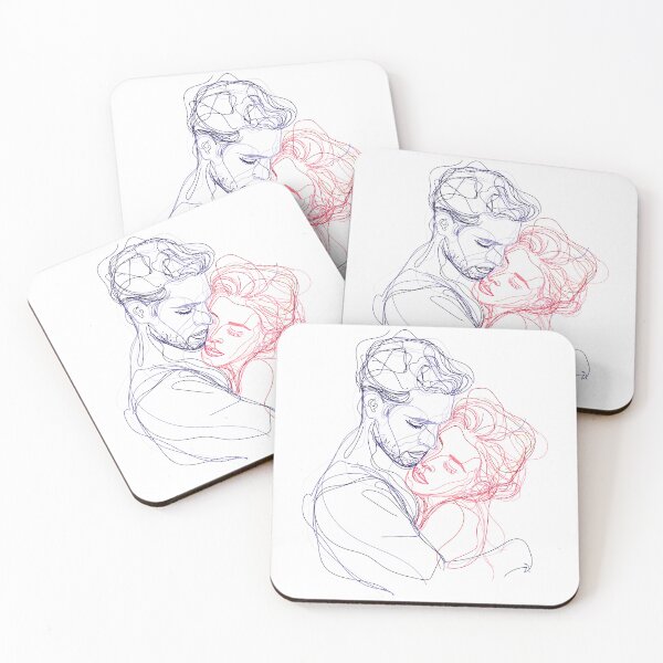 Item preview, Couple Hugging - Valentine's Day - One Line Art - Minimal Line Art designed and sold by One-Line-Artist.