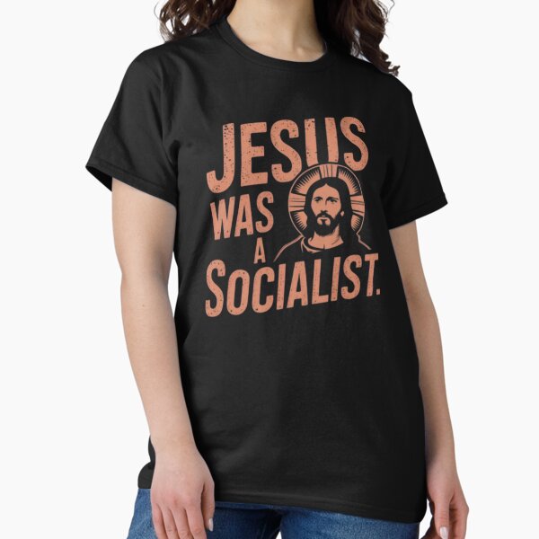Vista previa del artículo con la obra «JESÚS ERA SOCIALISTA», diseñado y vendido por Obinne.