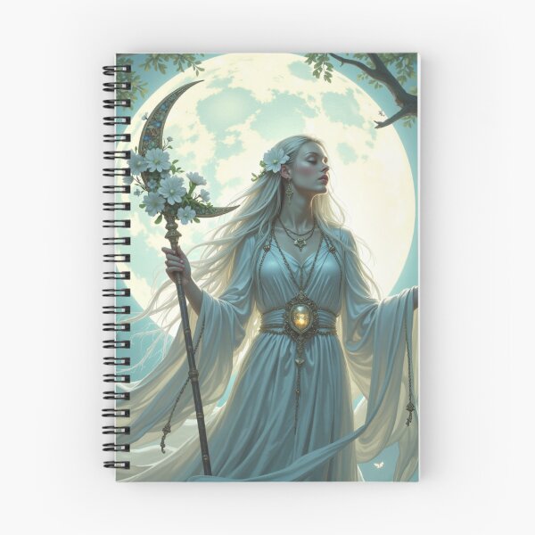 Item preview, A serene figure draped in flowing silver silks designed and sold by Giuseppe Cammino.
