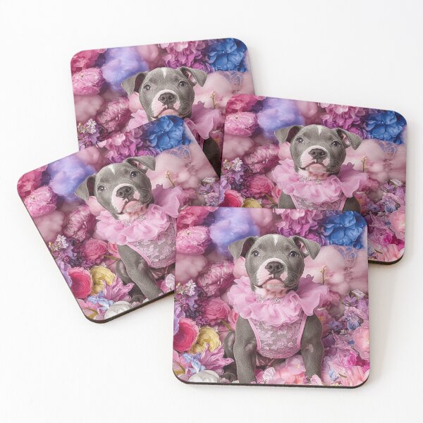 Item preview,  Staffy In Colorful World designed and sold by Nocturne  Paws.
