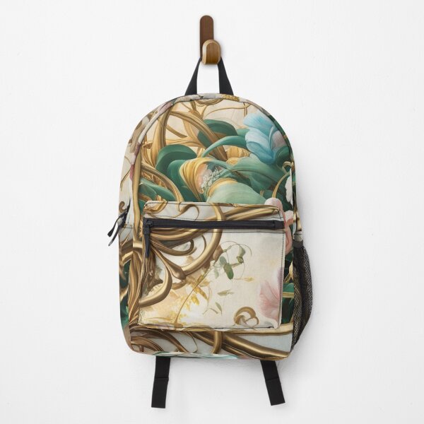 Item preview, Beautiful golden framed floral painting designed and sold by Vintage Designs +.