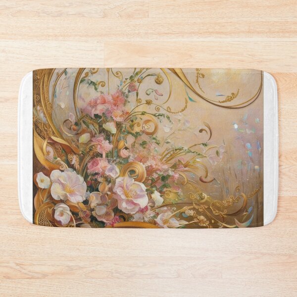 Item preview,  Beautiful golden framed floral painting designed and sold by Vintage Designs +.