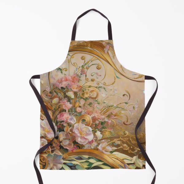 Item preview,  Beautiful golden framed floral painting designed and sold by Vintage Designs +.