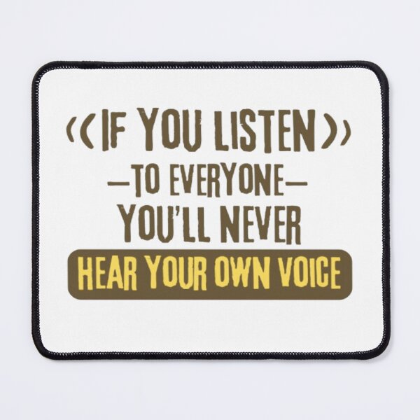 Item preview, Hear Your Own Voice designed and sold by AnimalWorldArtt.