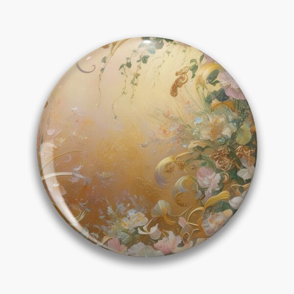 Item preview,  Beautiful golden framed floral painting designed and sold by Vintage Designs +.