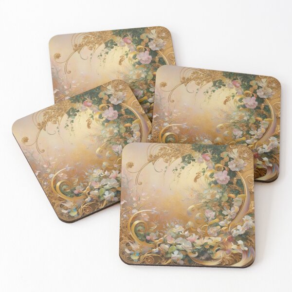 Item preview,  Beautiful golden framed floral painting designed and sold by Vintage Designs +.