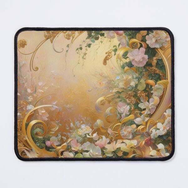 Item preview, Beautiful golden framed floral painting designed and sold by Vintage Designs +.